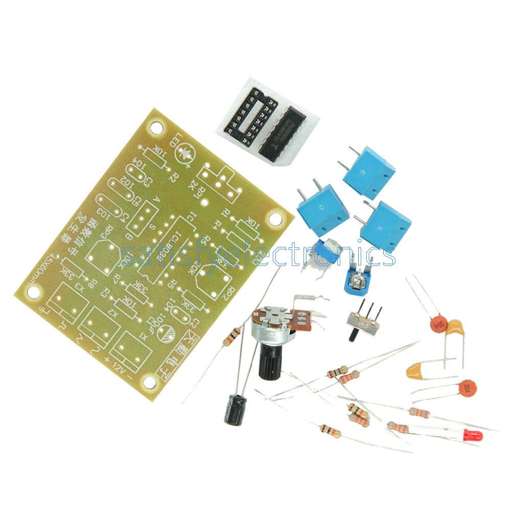 ICL8038 Monolithic Function Signal Generator Modul Do it Yourself Kit