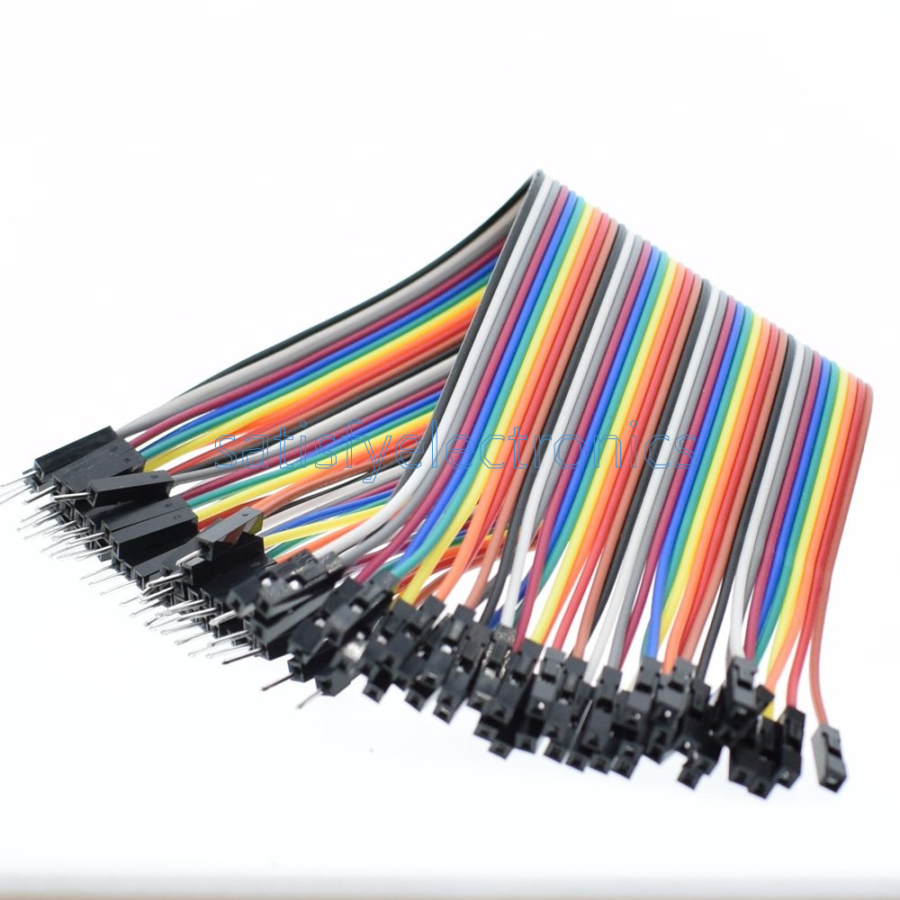 5x40pcs×20cm Male to Female Wire Jumper Cables for Arduino | eBay