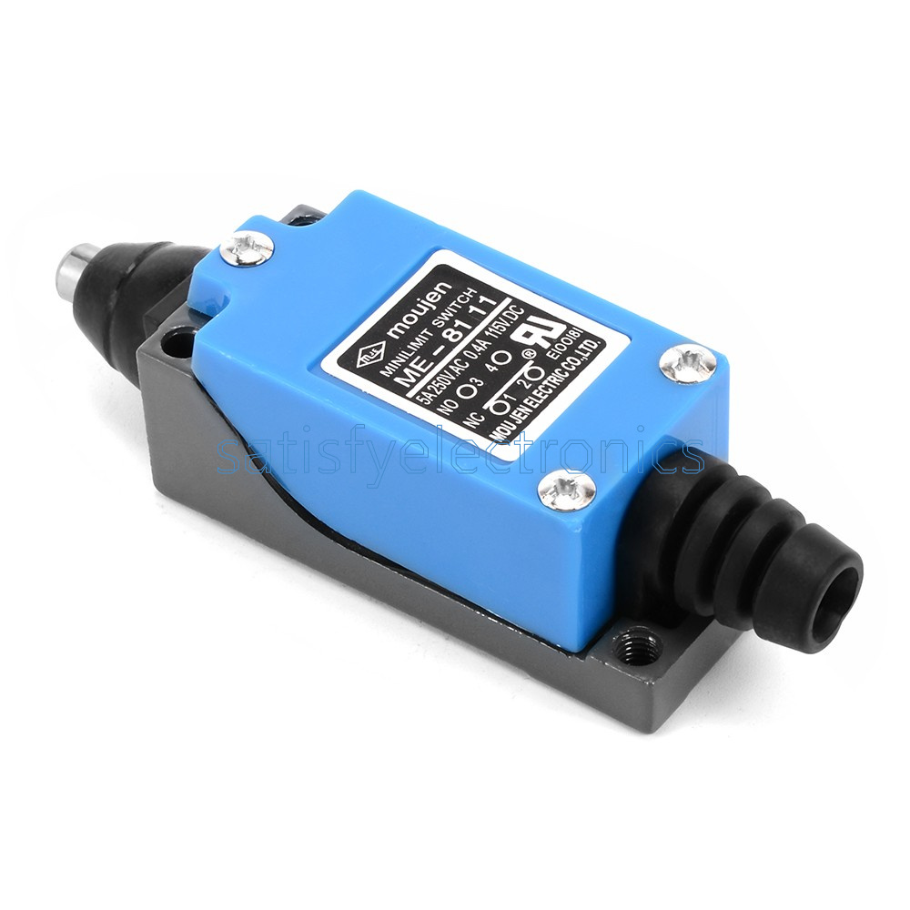 AC 250V 5 Amp DC 115V 0.4 Amp ME8111 Momentary Plunger Enclosed Limit