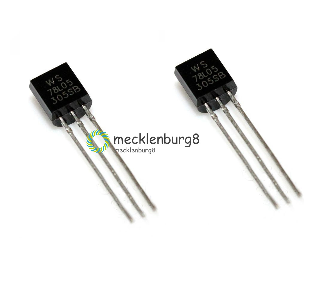 50PCS WS78L05 78L05 TO92 5V 100mA Voltage Regulator IC NEW eBay