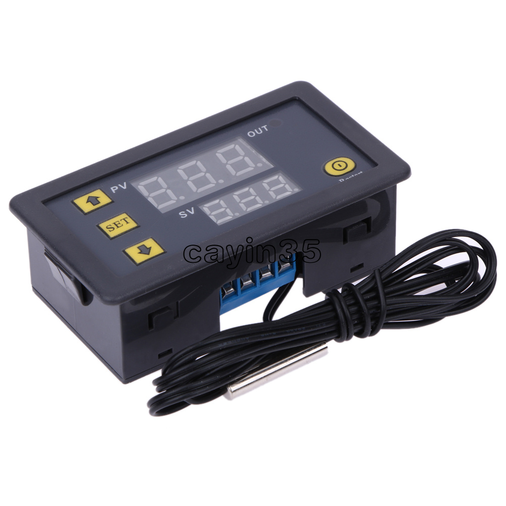 W3230 DC 12V 20A Digital Temperature Controller 50-120°C Thermostat Regulators
