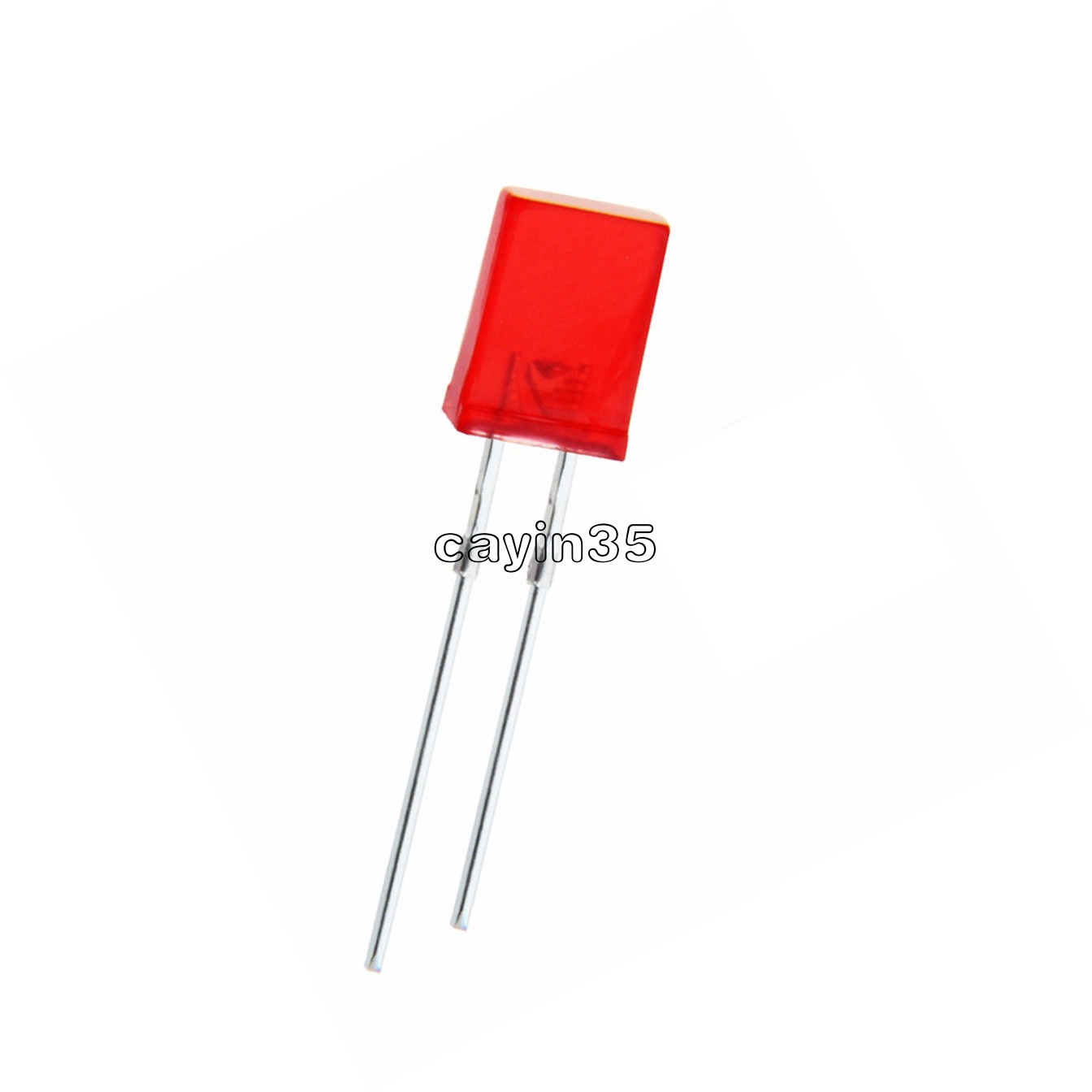 30Stks 2Pin 2*5*7mm 2x5x7MM Square Red Light LED Diode LED Lamp Bulb