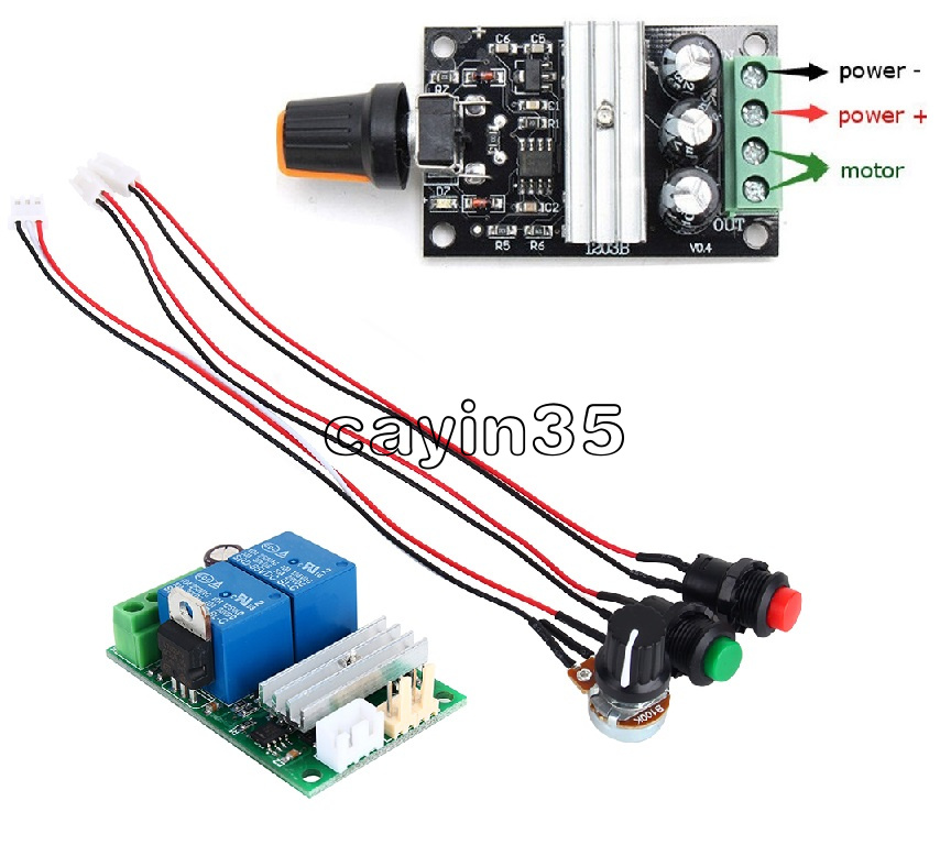 6V-28V 3A DC Motor Speed Controls PMW Pulse Width Modulator Switch 12V 24V