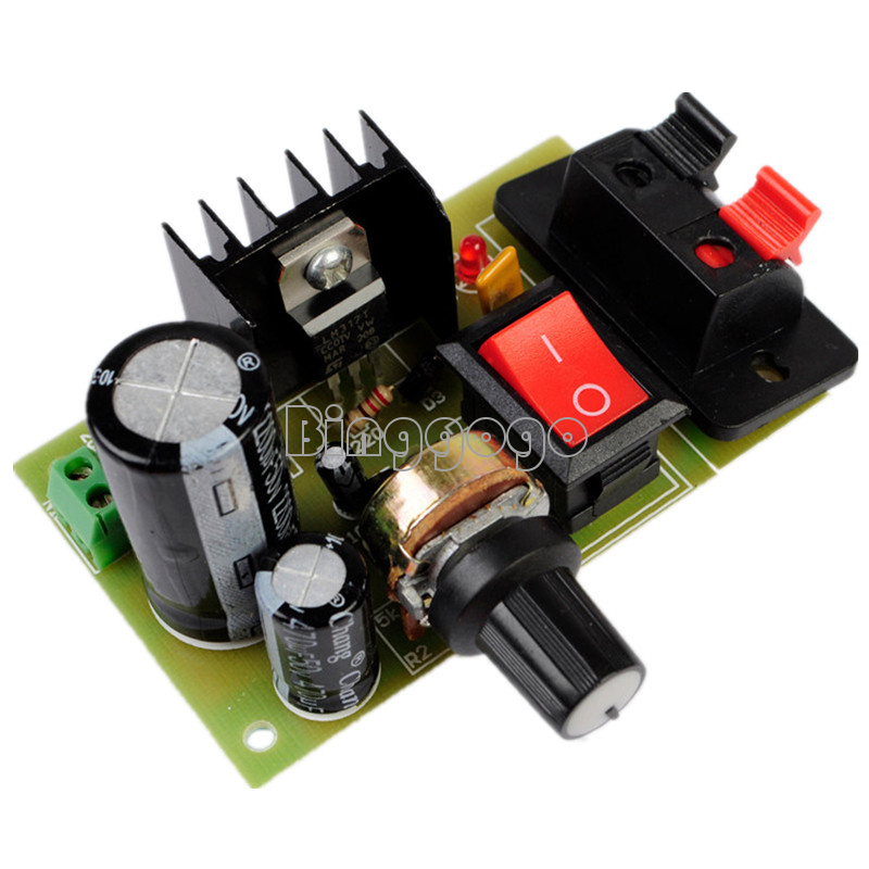 LM317 DC 5V-35V DIY Kit AC/DC Adapter Netzteil Power Supply Board