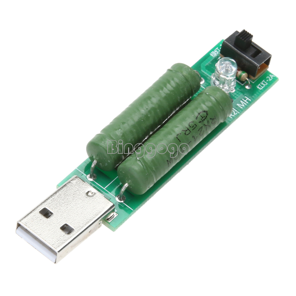 USB Charge Current Detection Test Load Resistor 1A 2A Module With