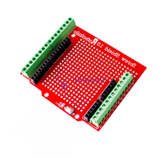Proto Screw Shield For Arduino Open Source Reset Button D13 LED