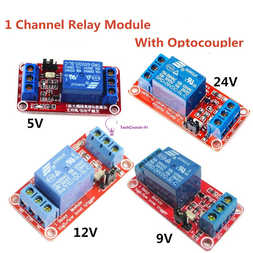DC 5V 1 channel Optocoupler Relay Module Support high and low trigger