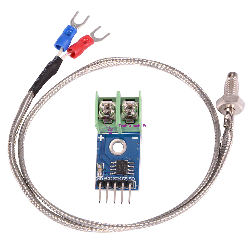 MAX6675 Module + K Type Thermocouple Temperature Sensor Module For
