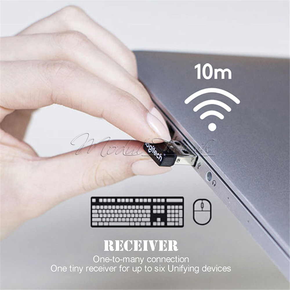 Unifying Receiver 1 to 6 Devices For Logitech USB Wireless Keyboard