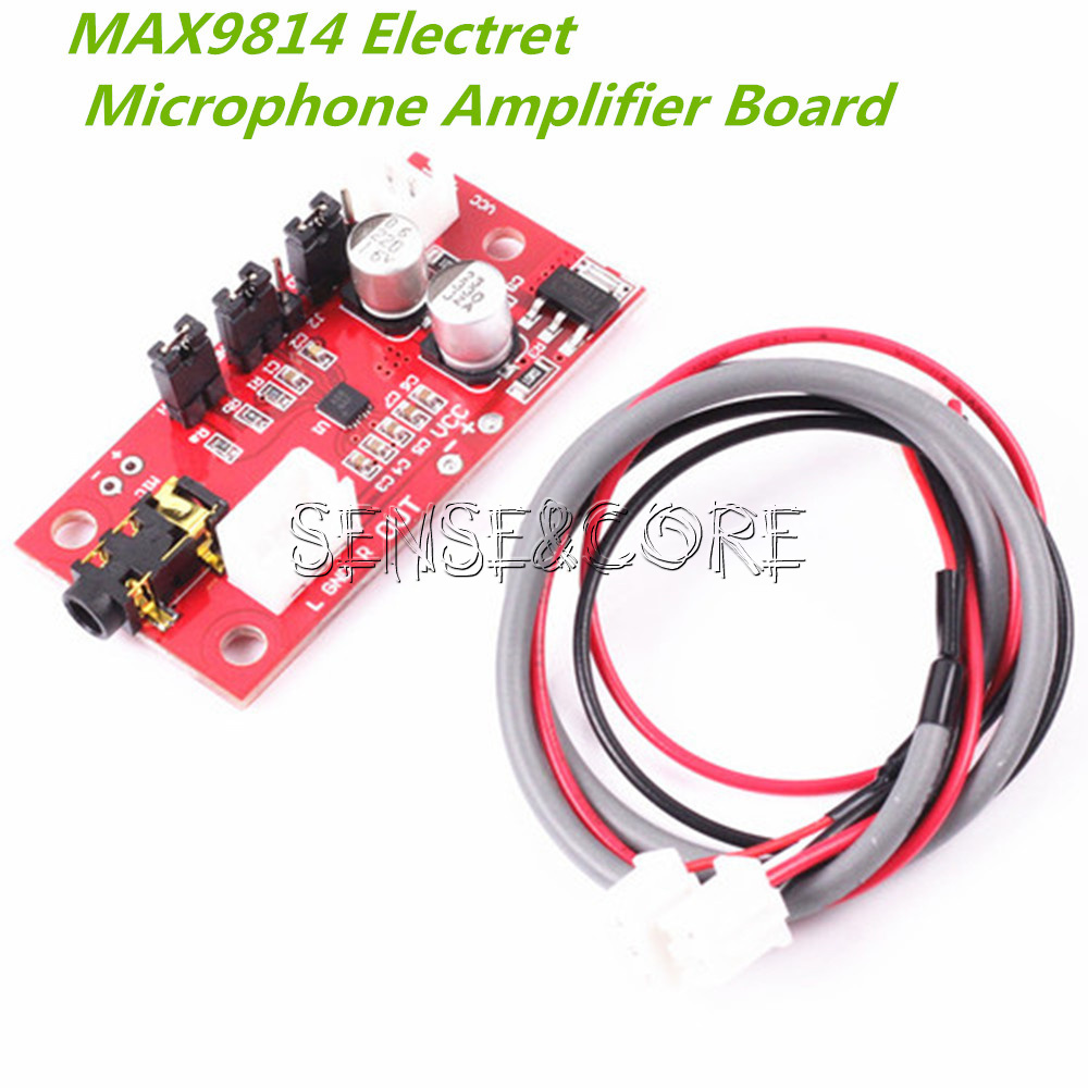 DC 3V12V MAX9814 Electret Microphone Amplifier Board with AGC Function