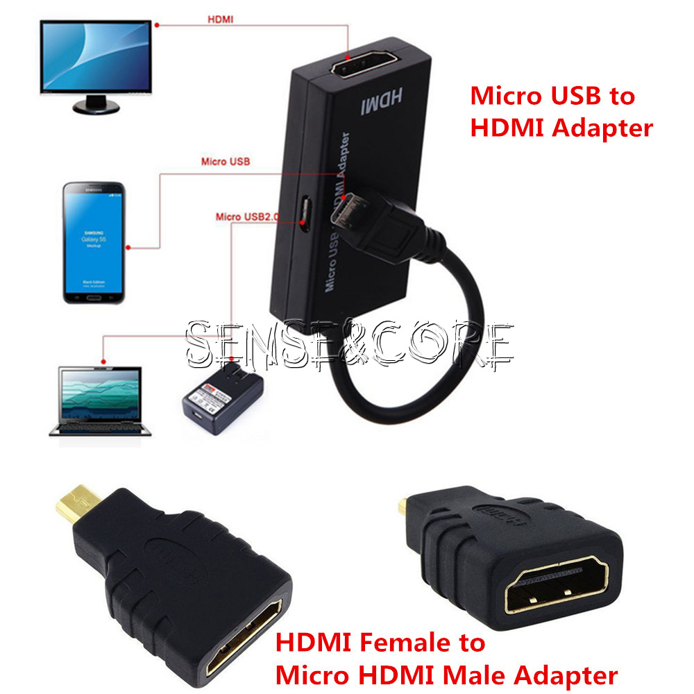 MHL Micro USB To 1080P HDMI HDTV Cable Adapter Für Android Huawei ...