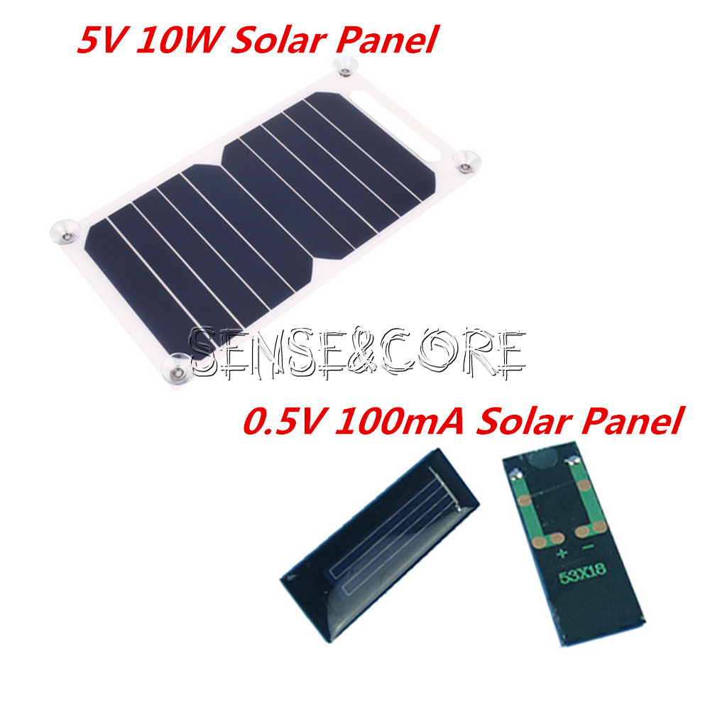 10W 5V Portable Solar Power Charging Panel USB Charger For Samsung