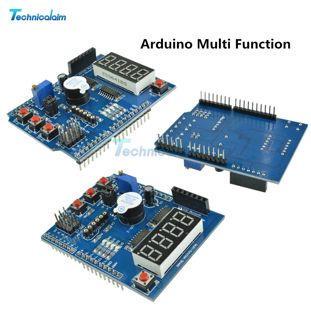 Funduino Multi-Function Shield For Arduino UNO LENARDO MAGE2560 Mega | eBay