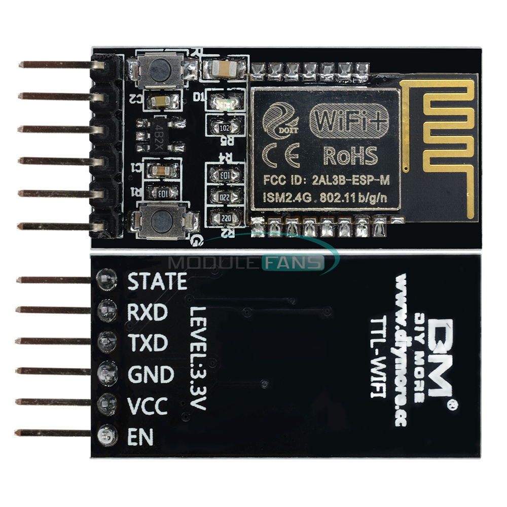 2pcs DT-06 Wireless WiFi Serial Port TTL-WiFi Transmission Module HC-06 ESP-M2