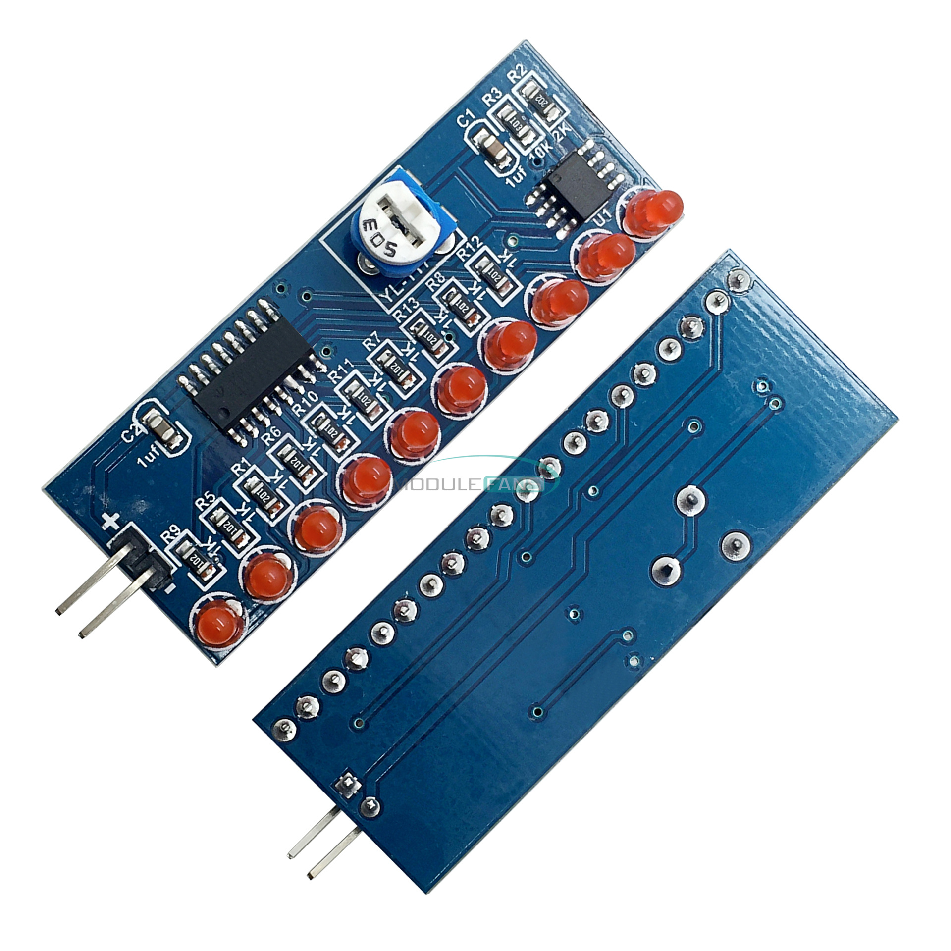 NE555+CD4017 Running LED Flow LED Light Electronic Production Suite DIY Kits