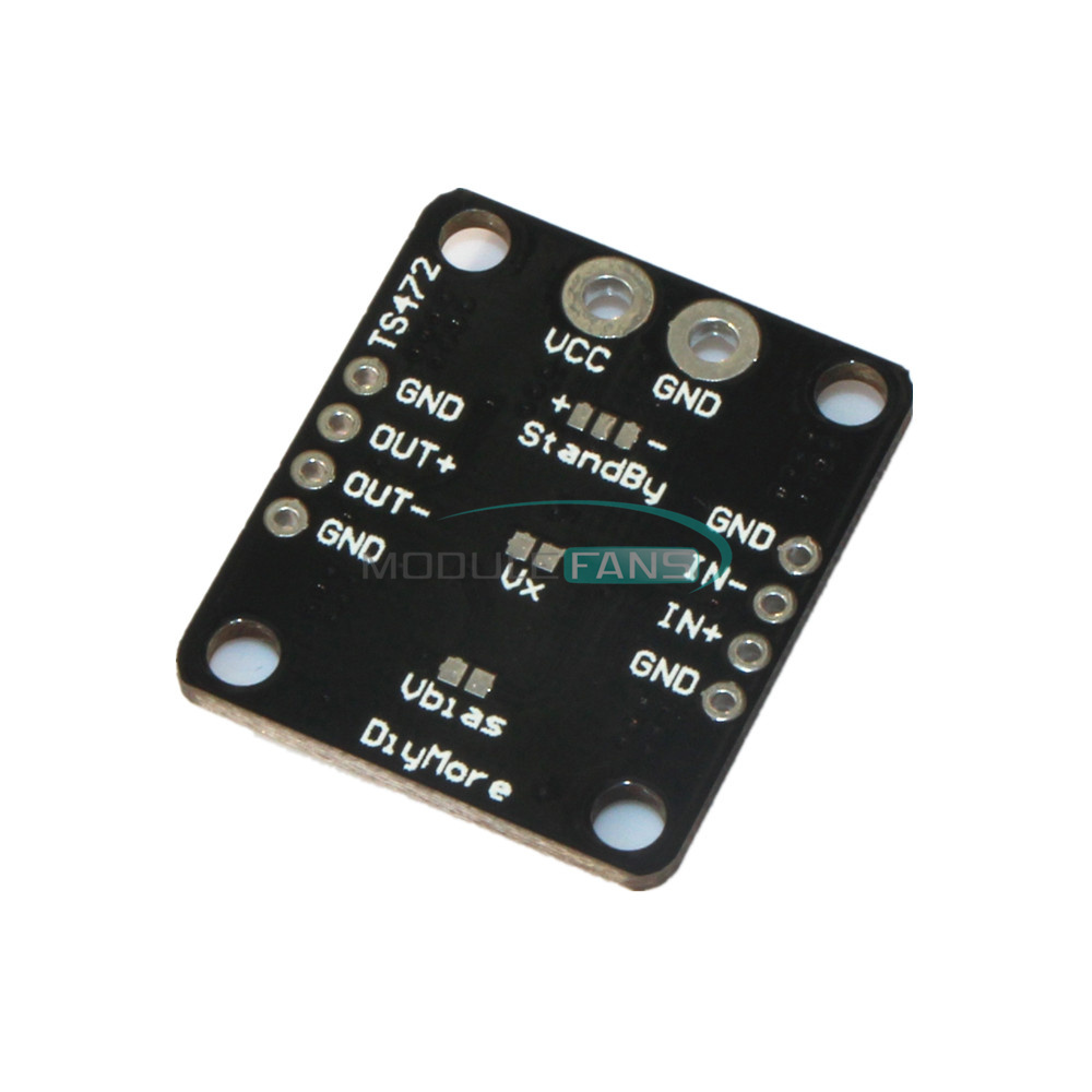 Electret Microphone Audio Preamplifier TS472 Board Active Low Standby Module