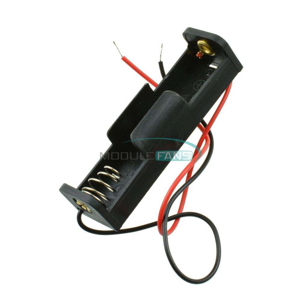 10PCS Plastic Battery Storage Case Box Holder Soldering For 1.5V AA Battery