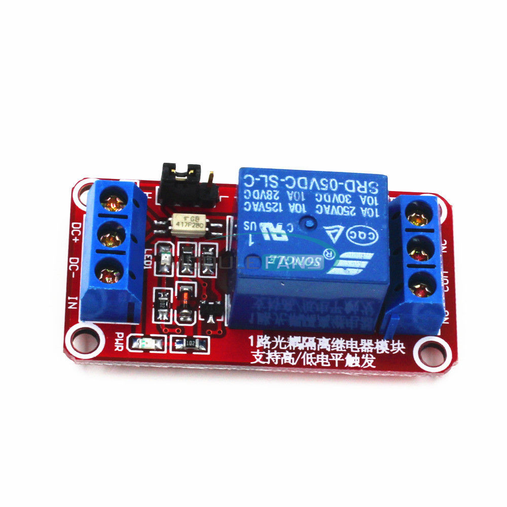 5V 1Channel Optocoupler Relay Module for Arduino H/L Level Triger M eBay