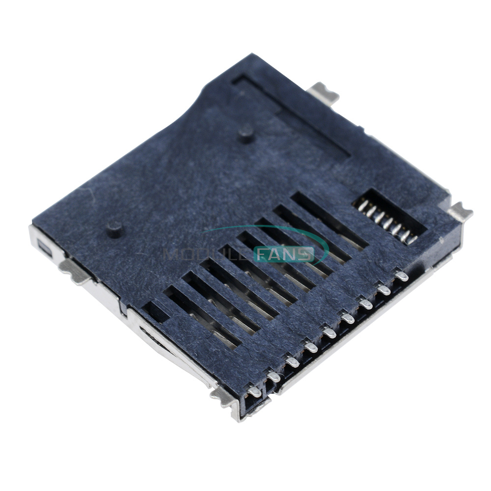 50PCS TransFlash TF Card Micro Memory SD Card Selfeject Socket Adapter