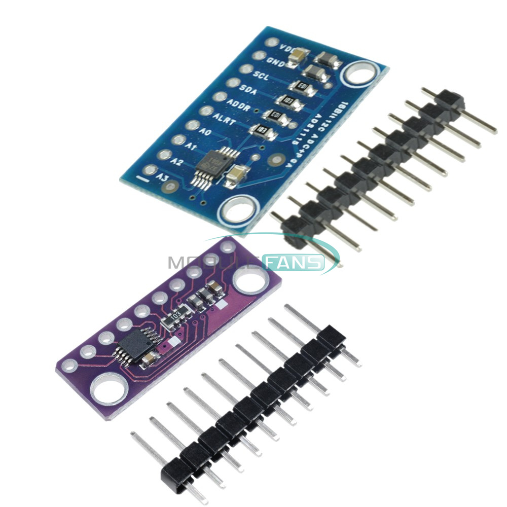 Pro Gain Amplifier I2C ADS1115 16 Bit 4 Channel ADC Module For Arduino