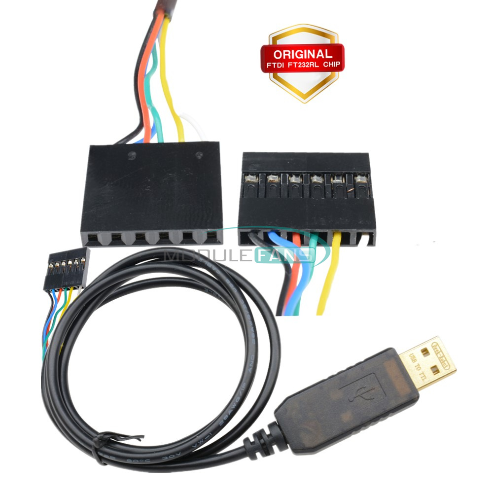 5PCS FTDI FT232RL USB to Serial adapter module USB TO TTL RS232 Cable 6Pin NEW