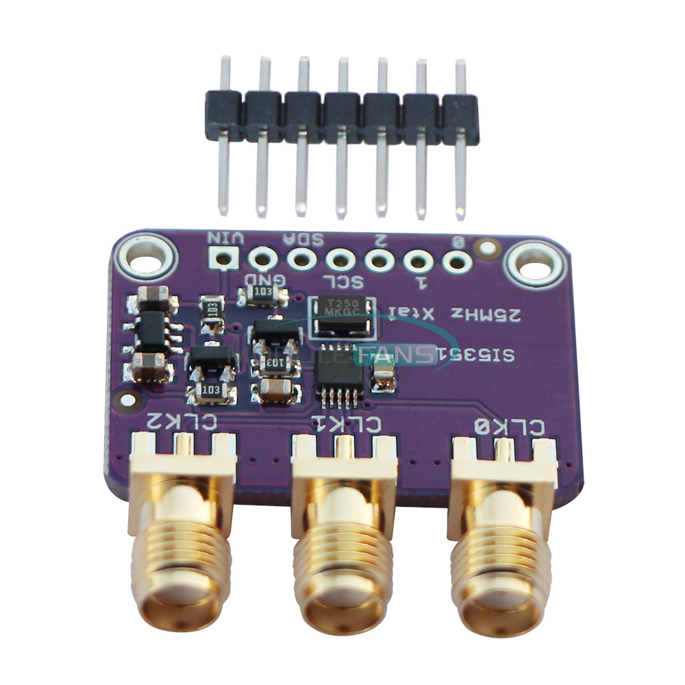 DS3231 Time Clock Si5351A I2C 25MHZ Clock Generator 8KHz to 160MHz for Arduino