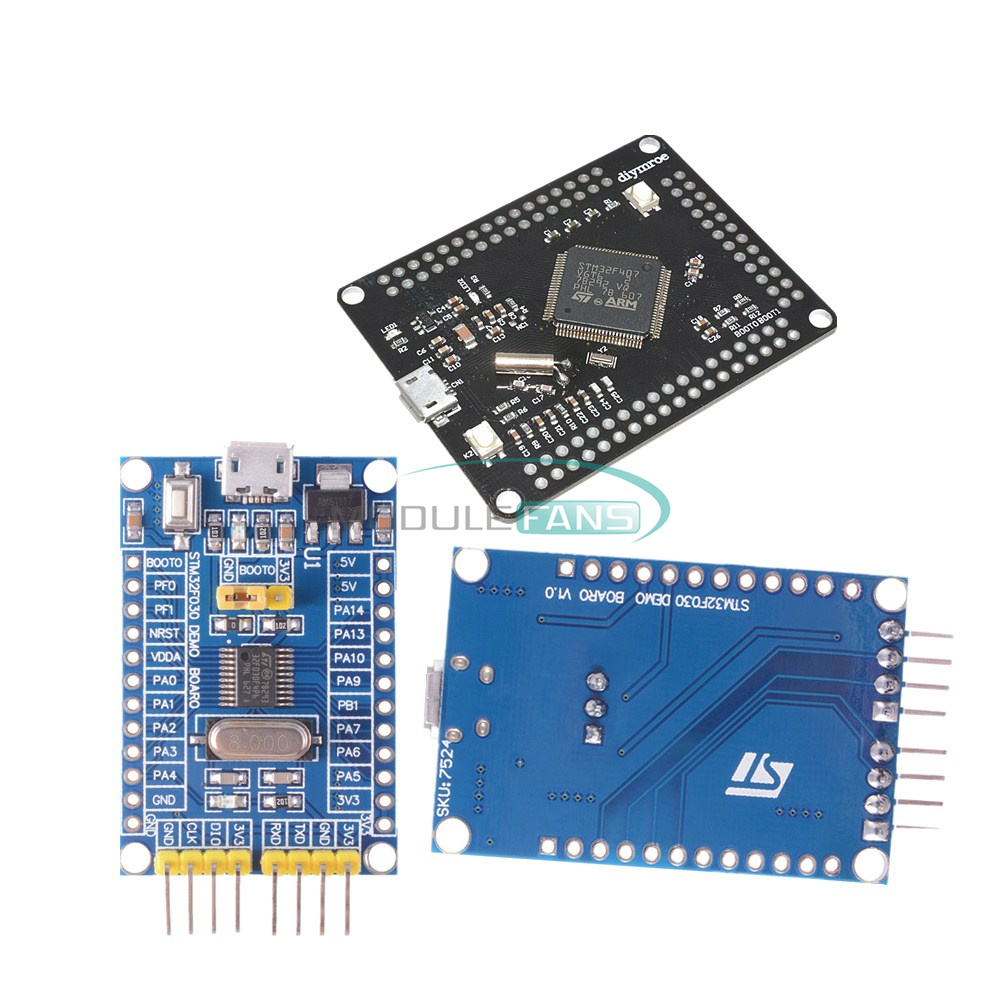 STM32F407VGT6 STM32F030F4P6 ARM 32bit Core Development Board STM32F4 ...