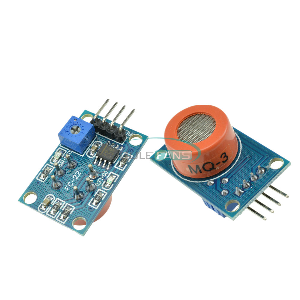 2PCS MQ-3 MQ3 Alcohol Sensor Module Breath Gas Detector Ethanol Detection