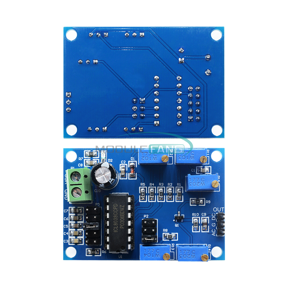 DC 5-12V Frequency Signal Source Pulser PWM Square-wave Generator 1Hz-100KHz