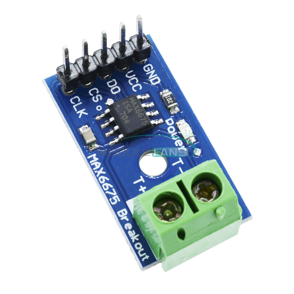 MAX6675 Thermocouple Temperature Sensor Module Type K SPI Interface For