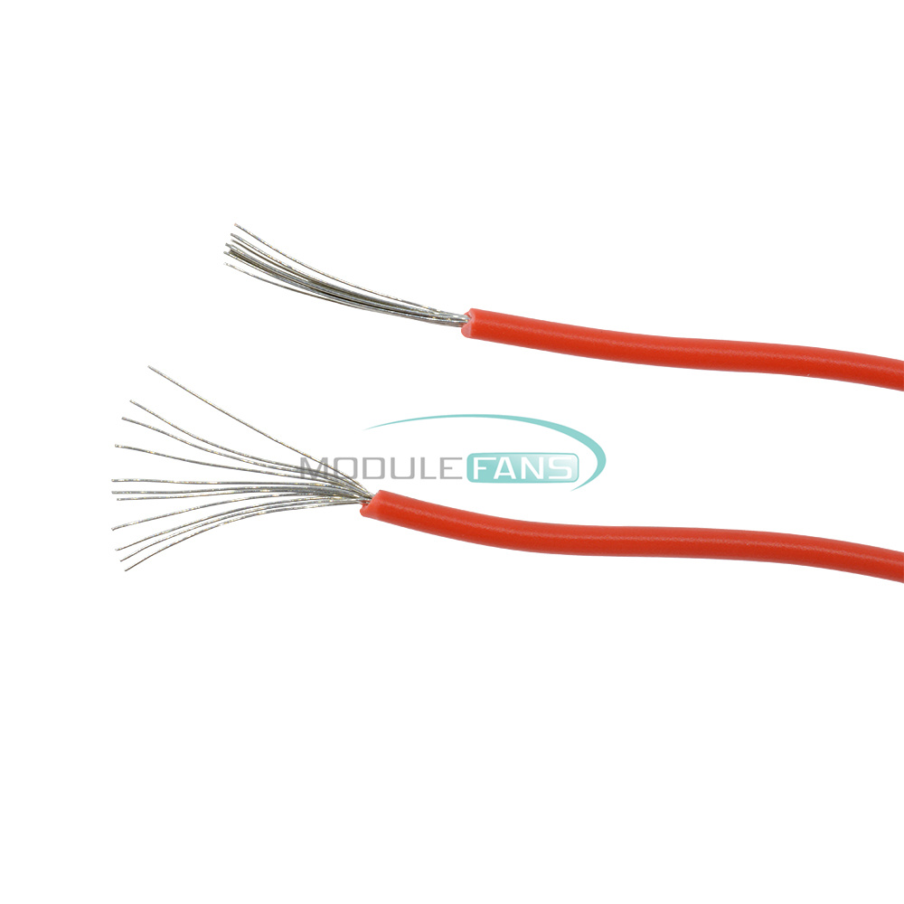 300V 24AWG Cord Hook-up DIY Electrical M 10M Black UL 1007 Hook Up Wire 80°C