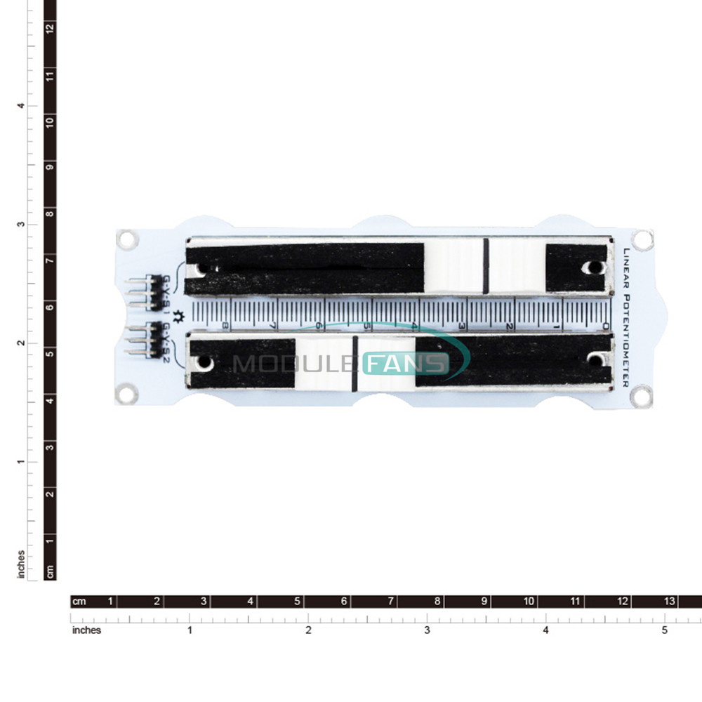 10K Single//Double Row Sliding Linear Potentiometer Simulation Electronic Module