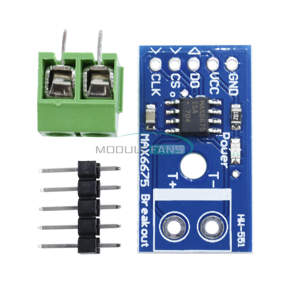 1PCS MAX6675 Thermocouple Temperature Sensor Module Type K SPI Interface