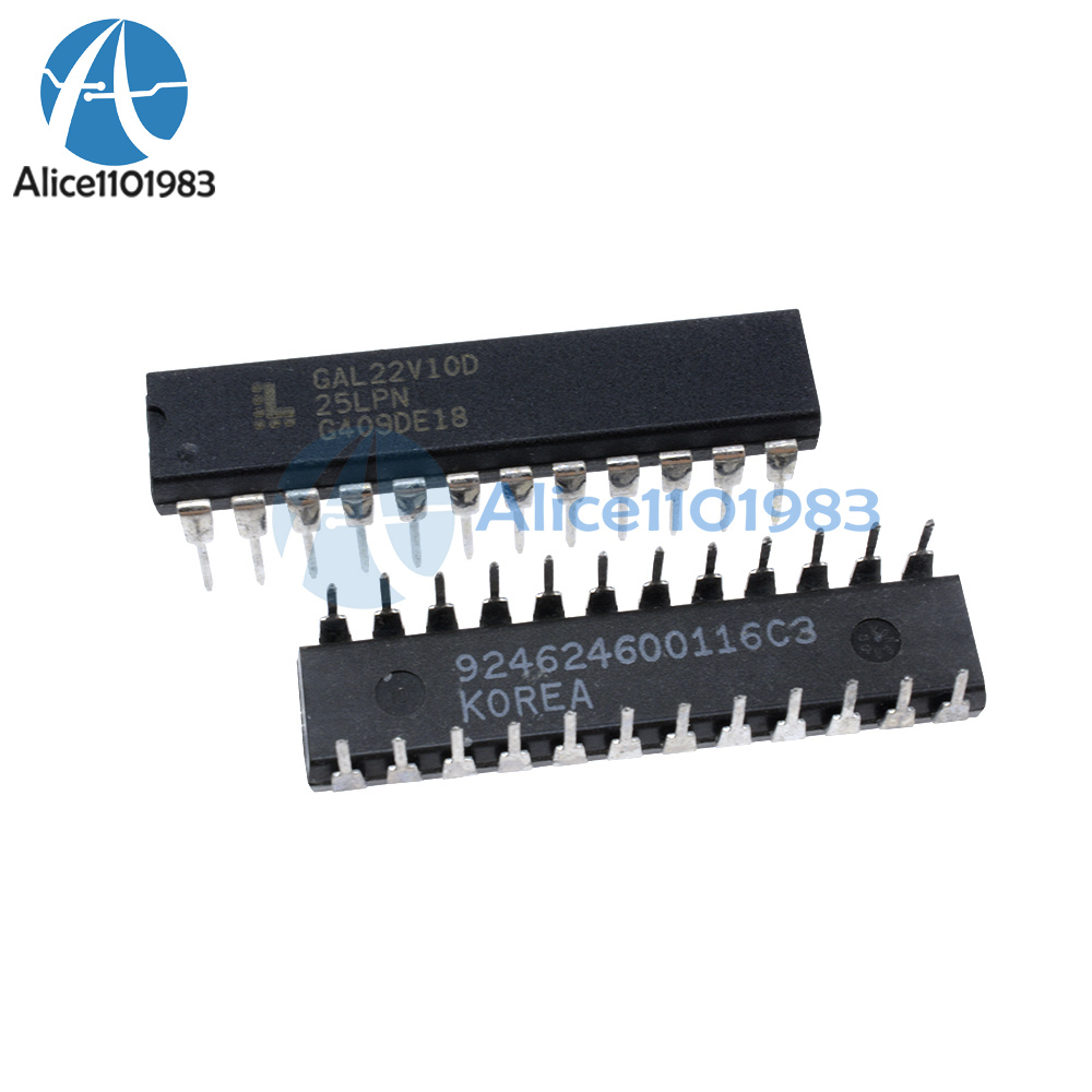 2PCS IC GAL22V10D-15LP GAL22V10D DIP-24 LATTICE NEW