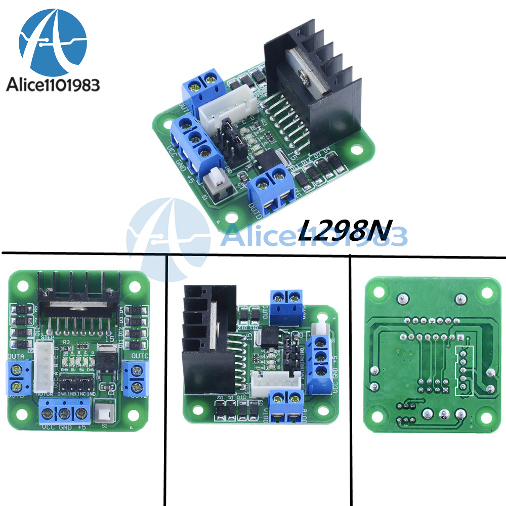 Dc Motor Drive Stepper Controller Board Module L298n Dual