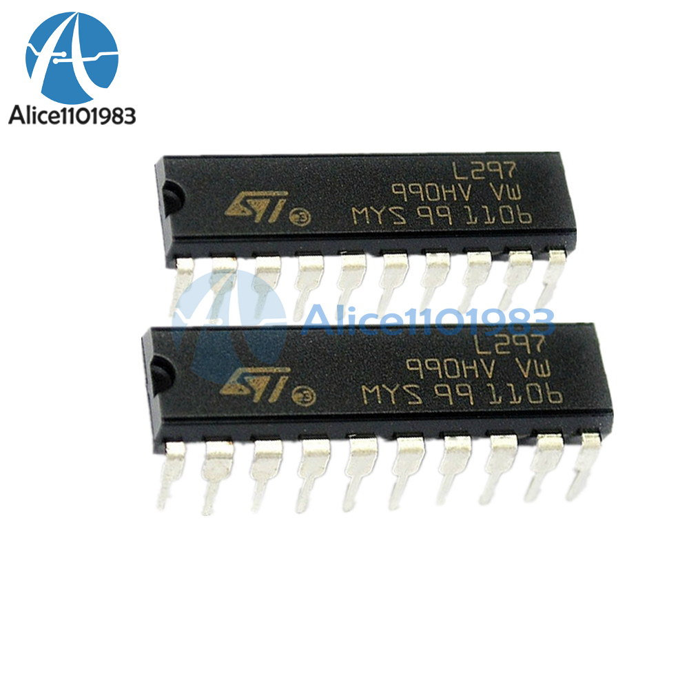 5Pcs L297 Stepper Motor Ctrlr Dip-20 ST CHIP IC new