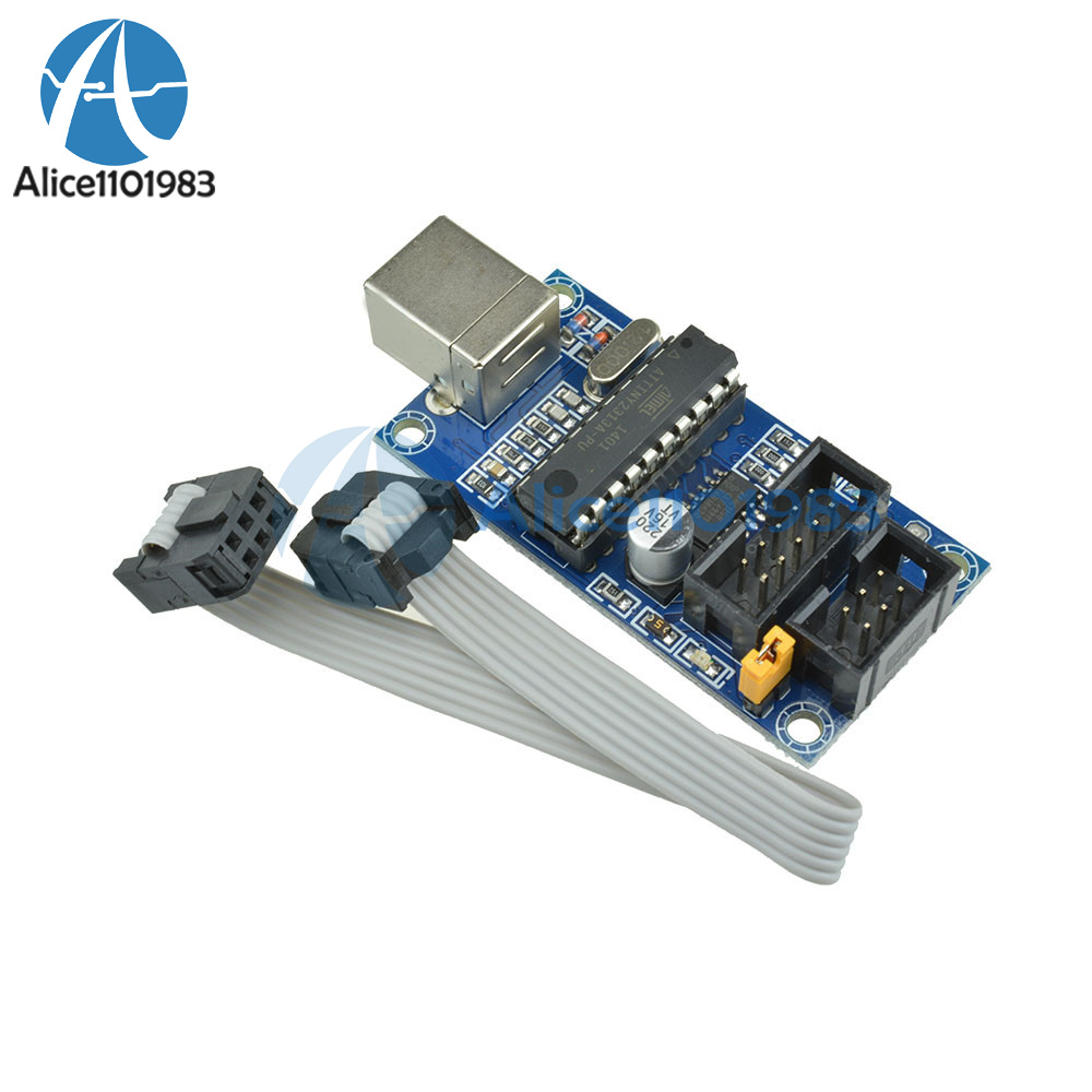 2PCS USBTiny USBtinyISP AVR ISP programmer Arduino bootloader Meag2560 ...