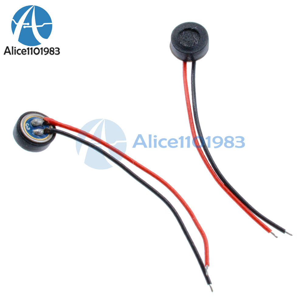 10PCS 4*1.5mm Electret Condenser Microphone MIC Capsule 2 Leads W eBay
