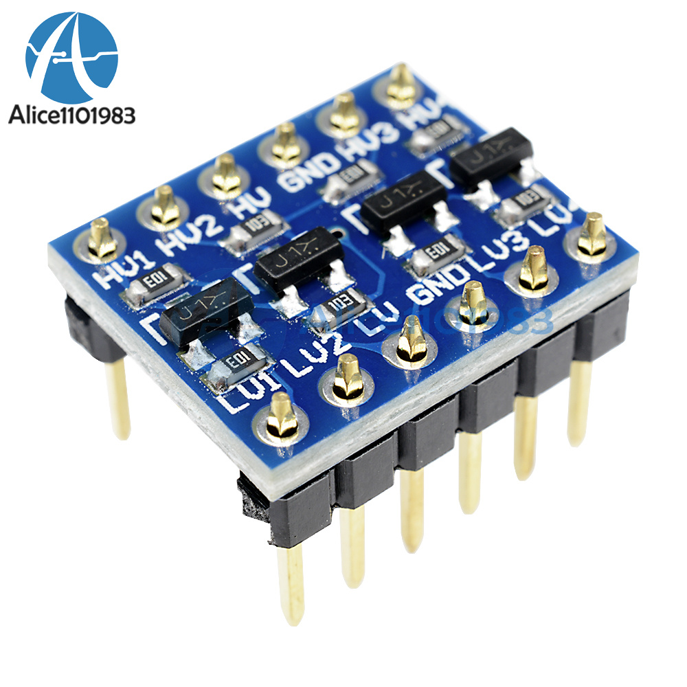 2PCS 4 Channel I2C IIC Logic Level Converter Module Bi-Directional for Arduino