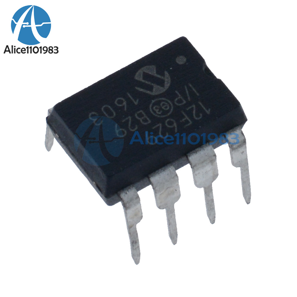 5Pcs PIC12F629-I//P PIC12F629 Microchip DIP-8 Mcu Cmos 8Bit 1K Flash rq