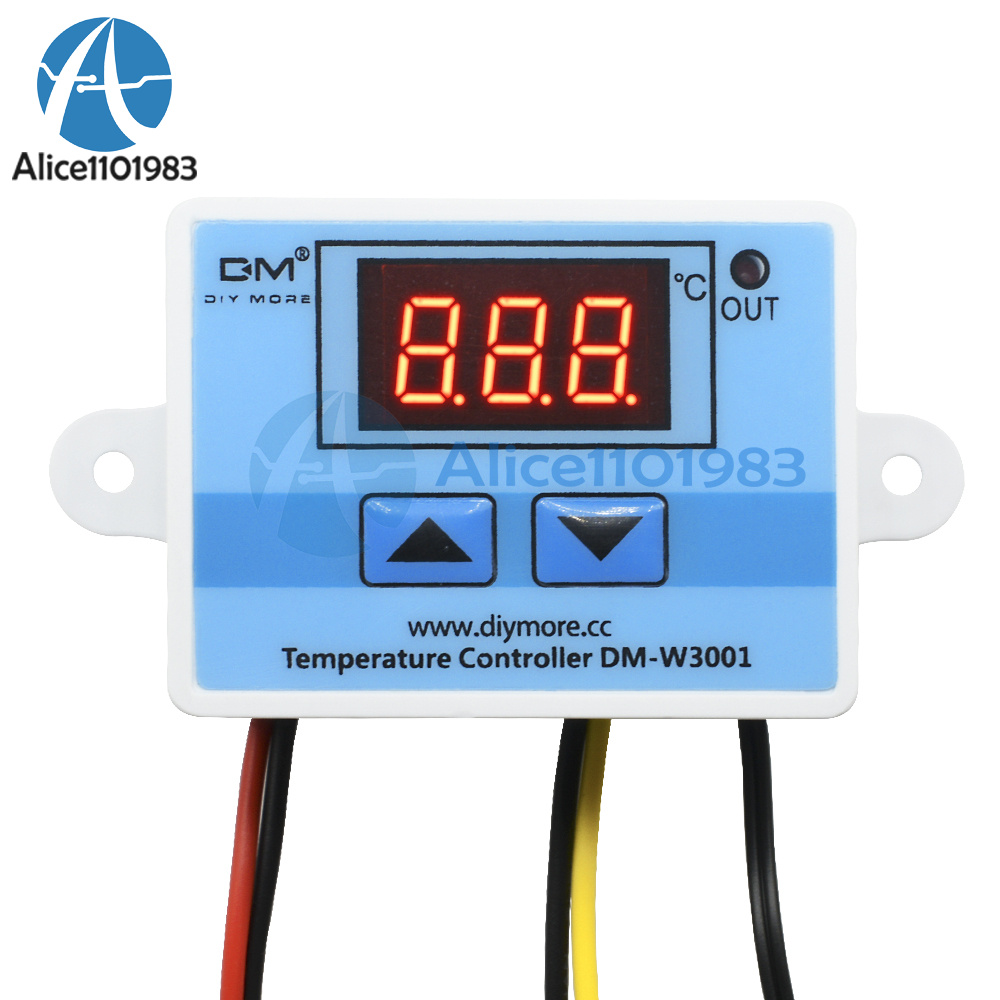 DM-W3001 220V 10A Digital LED Temperature Controller Thermostat Switch Probe