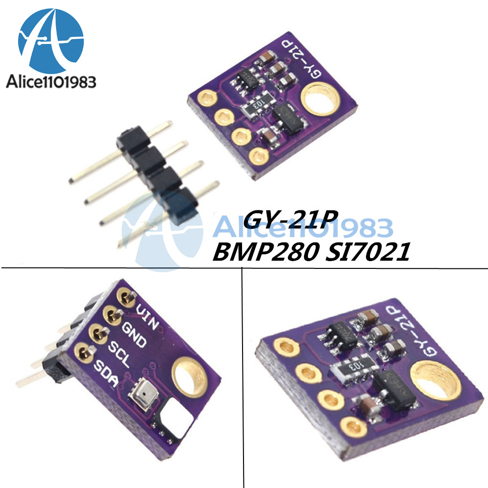 GY-21P BMP280 SI7021 Atmospheric Pressure Sensor BME680 Temperature Humidity