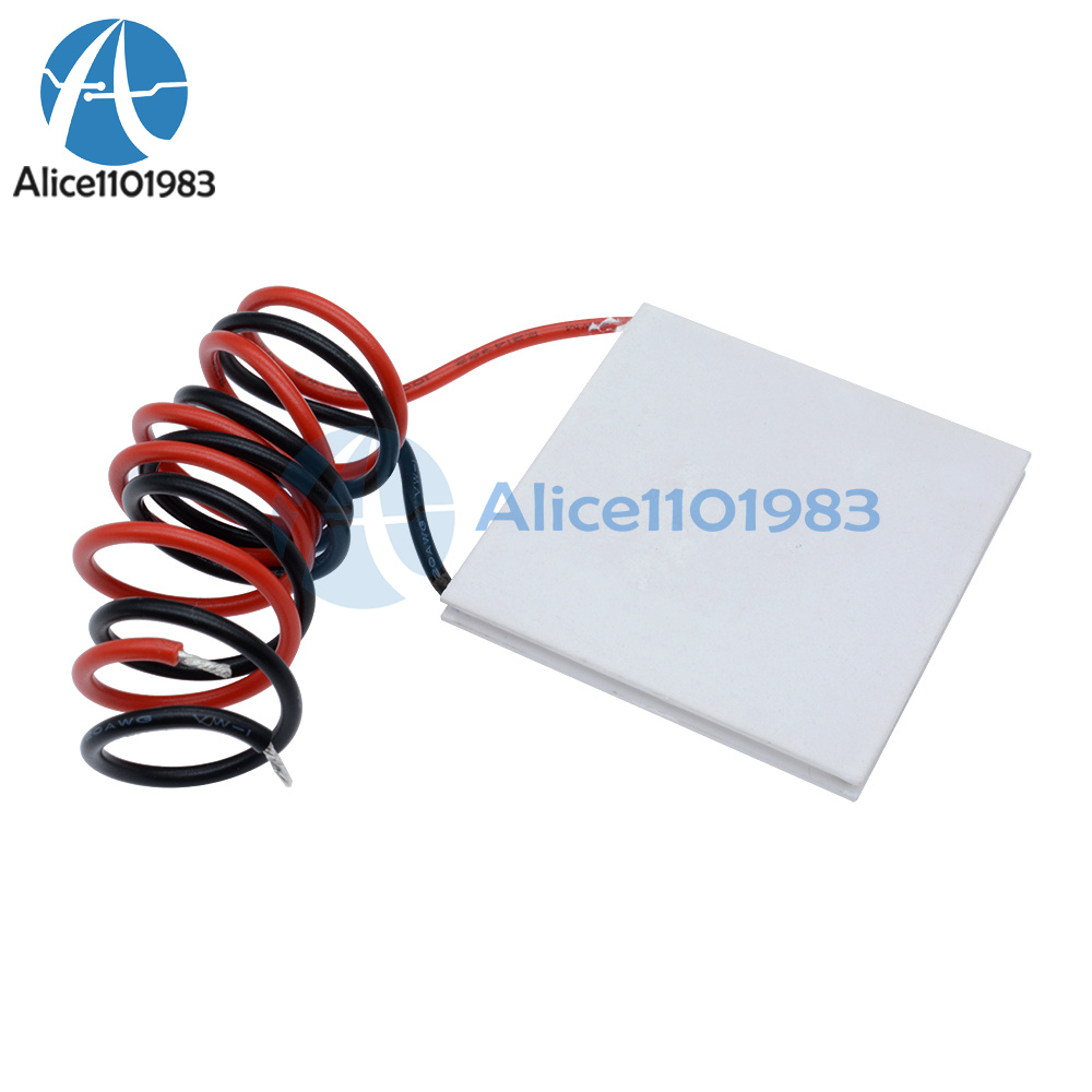 2PCS TEC1-12708 Dissipateur de chaleur Thermoelectric Cooler Cooling Peltier Plate Module