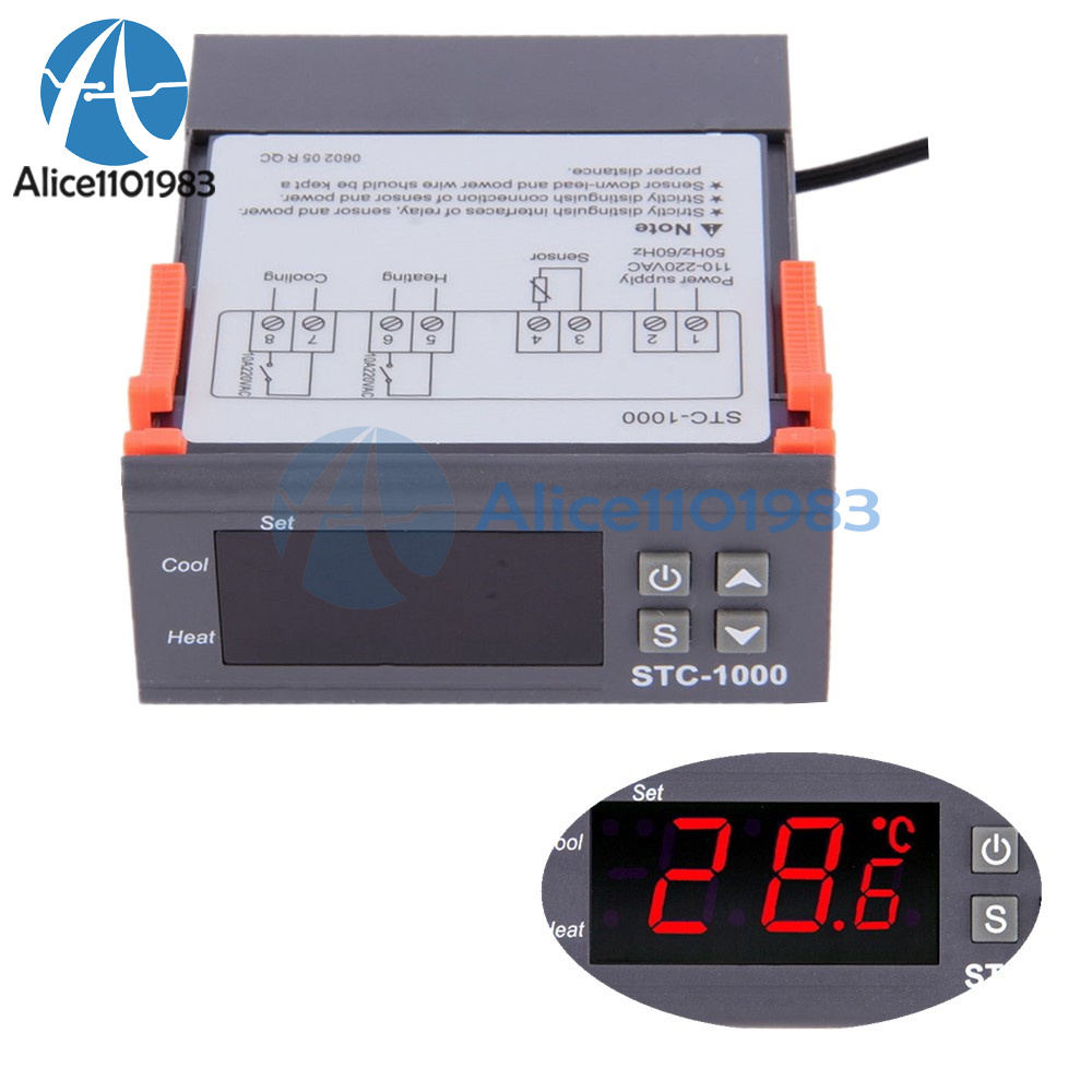 110V220V STC1000 AllPurpose Temperature Controller Thermostat