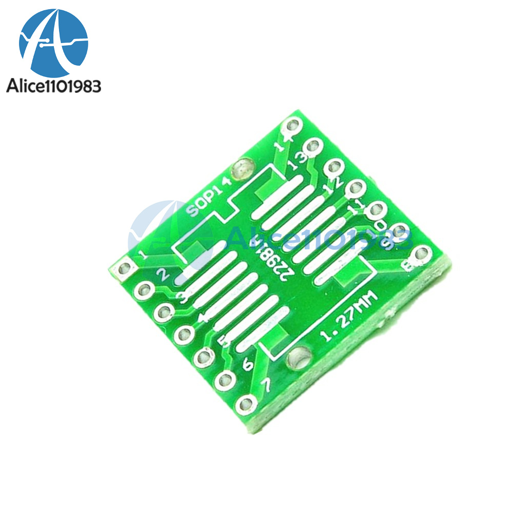 50PCS IC SOP14 SSOP14 TSSOP14 DIP 0.65//1.27//2.54mm Adapter PCB Board Converter