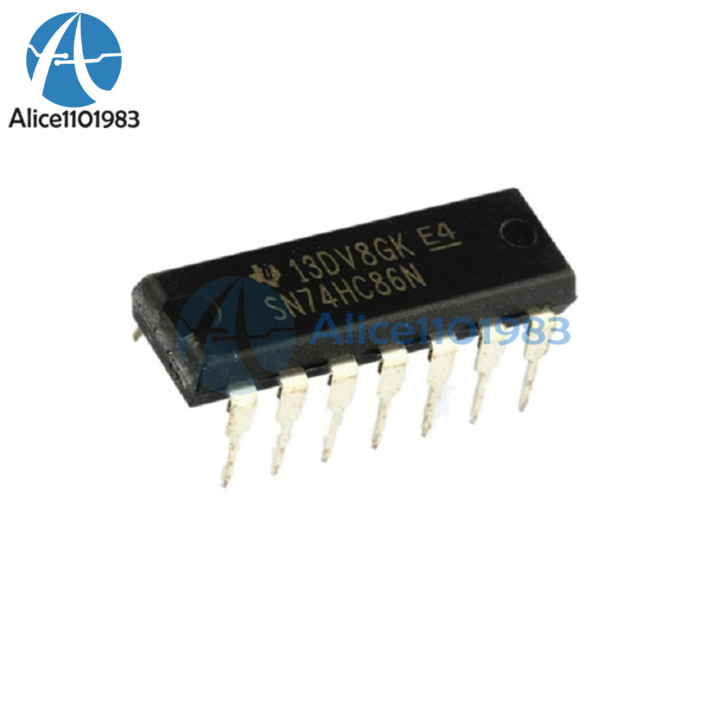 10PCS SN74HC86N 74HC86N 74HC86 DIP-14 IC TI