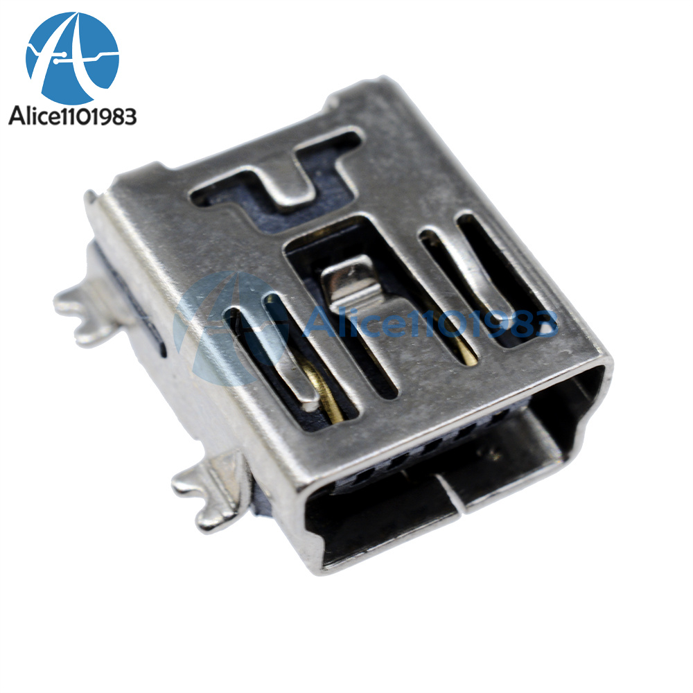 5 pin mini usb hembra SMT female SMD socket Connector