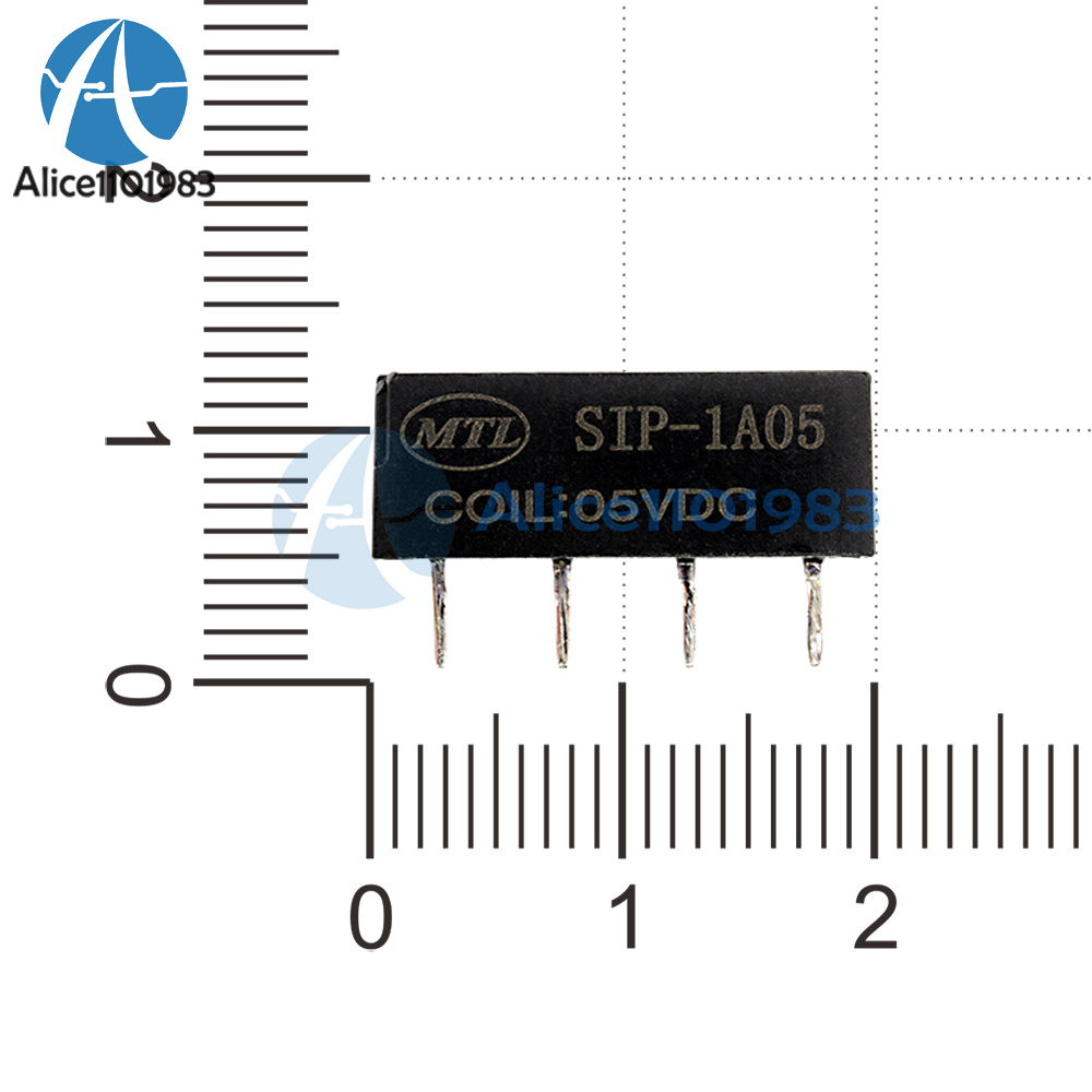 1//2//5//10PCS SIP-1A05 Dry Reed Switch Relay 5V 4PIN Relay For PAN CHANG Relay