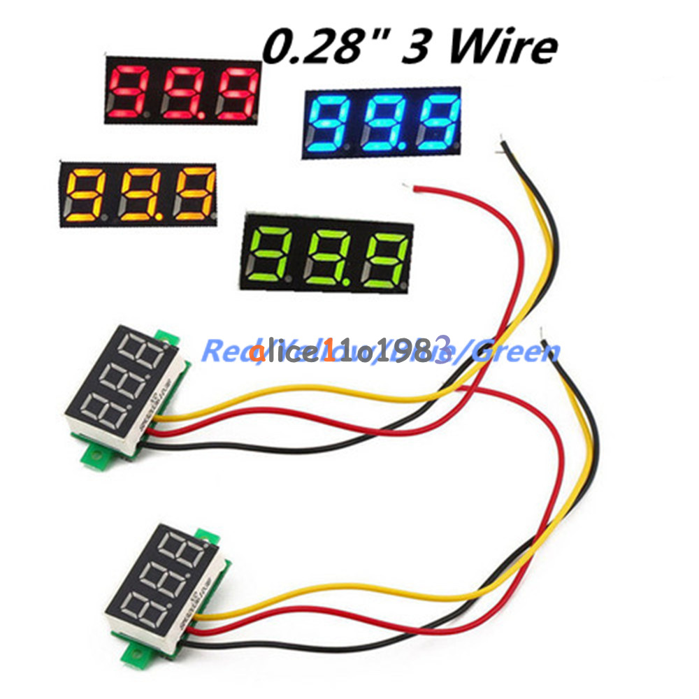 12v volt meter wiring