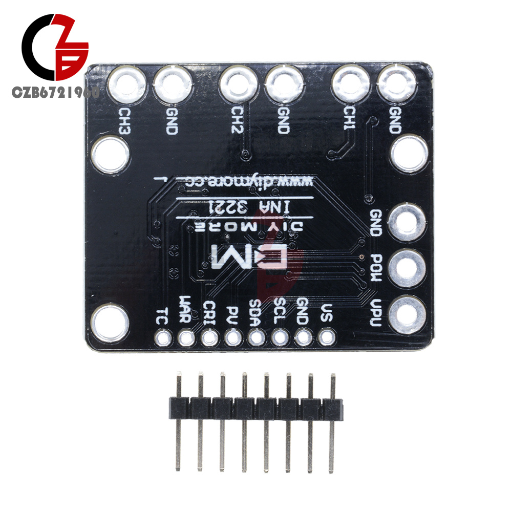 INA3221 TripleChannel Shunt Current Voltage Monitor Sensor I2C Replace